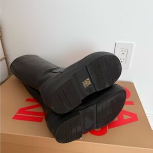 Gia Borghini Black Leather Boots